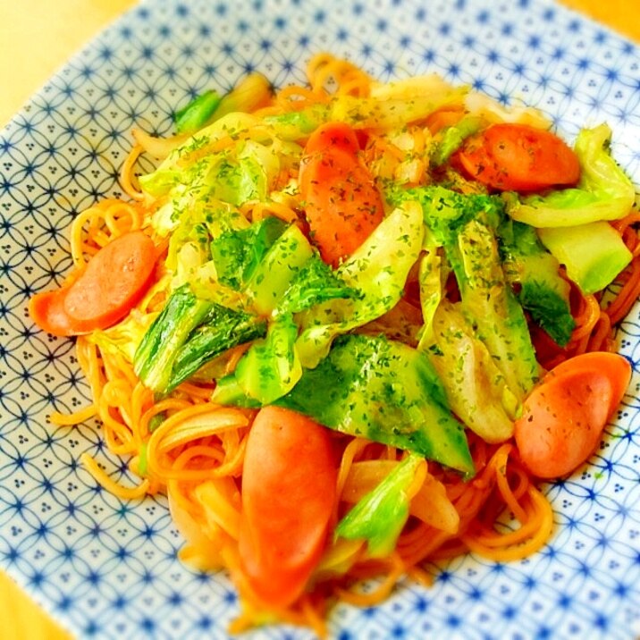 捨てない!使える野菜をつかって~焼きそば編